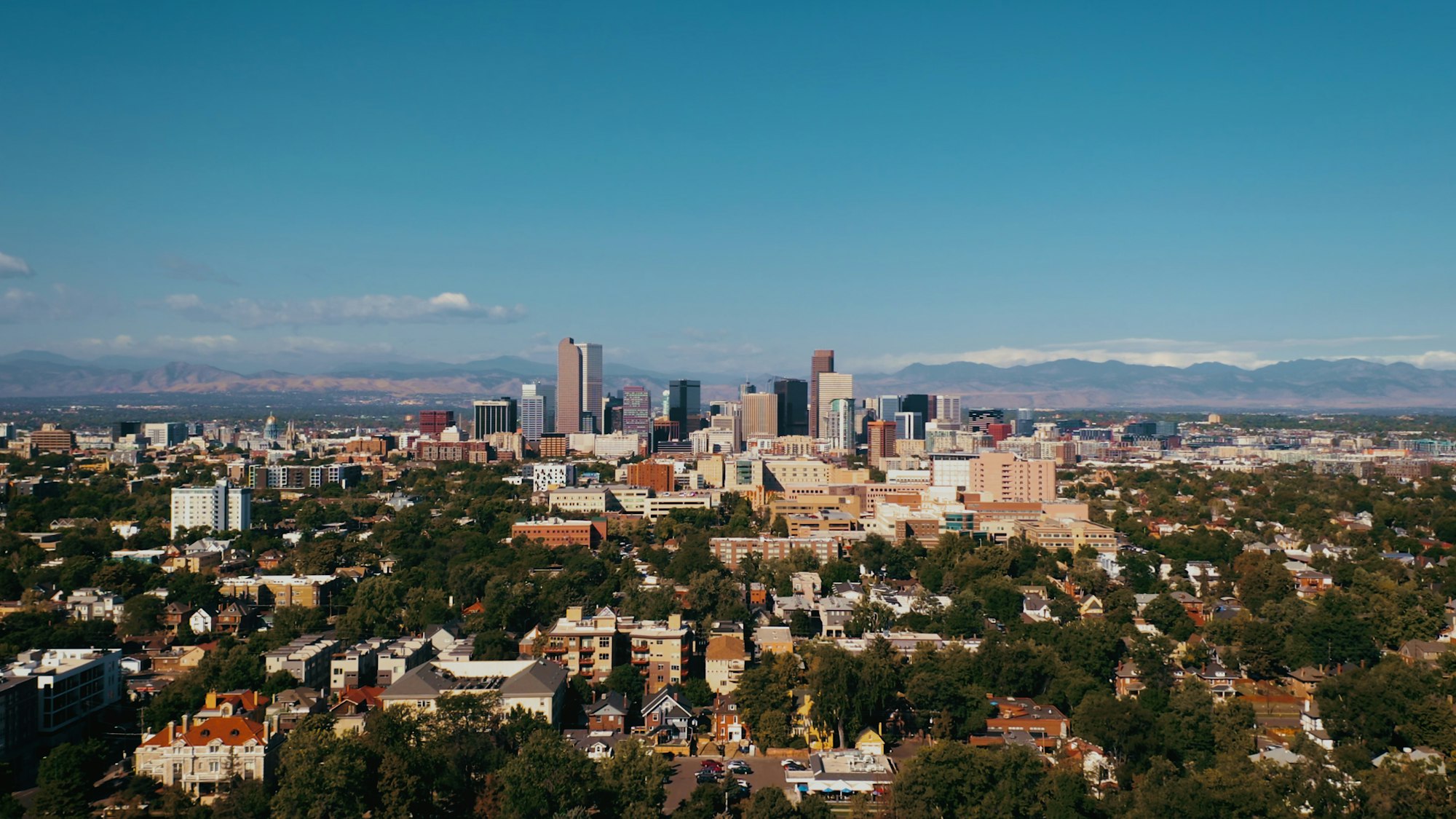 Denver skyline, home of Trinity Petroleum Management